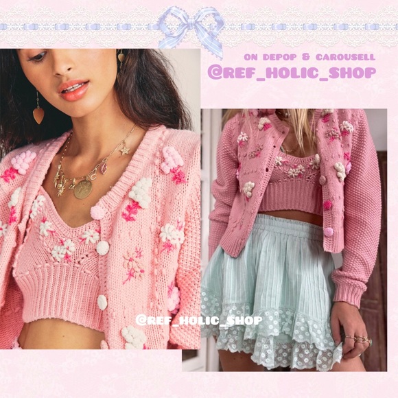 LoveShackFancy Briallon Sweater Cardigan - Picture 7 of 11